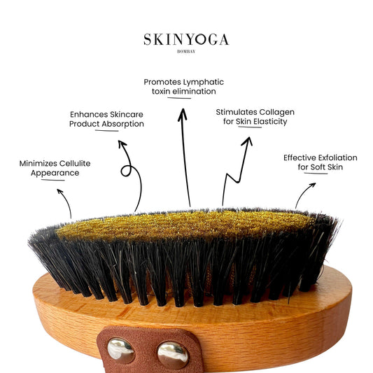 Body Yoga@ detoxifying copper Brush