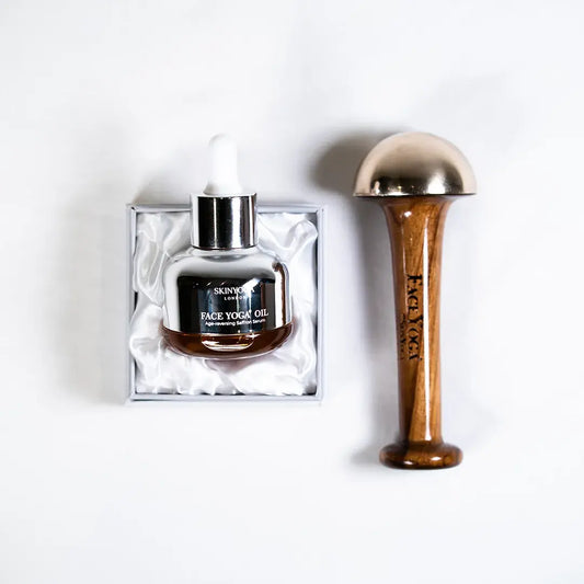 Anti-Ageing Saffron Serum with Facelift Wand – Sculpt, Firm & Glow Duo